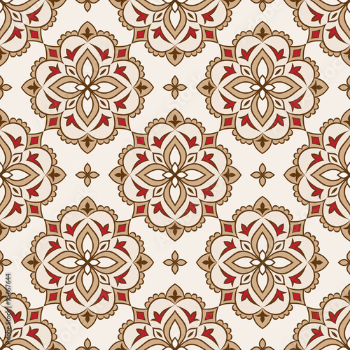 Seamless texture on beige background.
