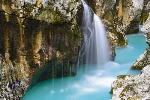 Great canyon of Soca river  Slovenia