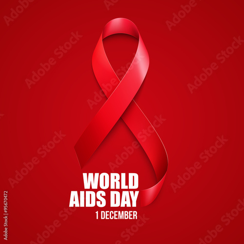 Aids Awareness. World Aids Day concept. Vector illustration 