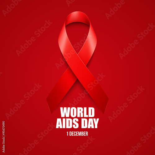 Aids Awareness. World Aids Day concept. Vector illustration 