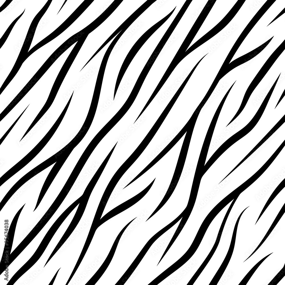 Zebra Stripes Seamless Pattern Zebra Stripes Seamless Pattern