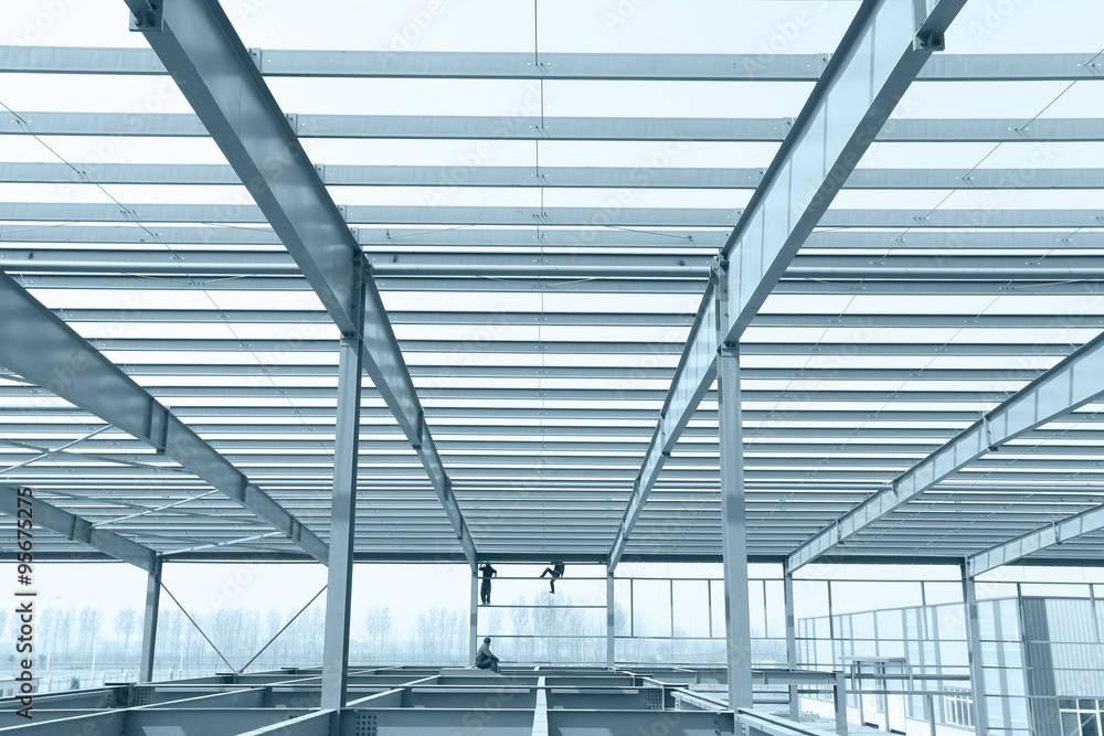 The steel structure The steel structure