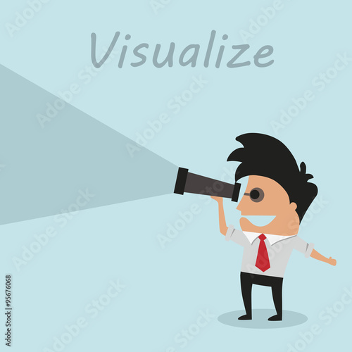 businessmen looking for future trends concept