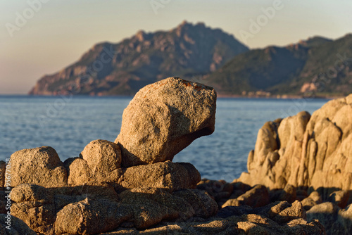 Sardinien - Steinformation bei Torre di Bari photo