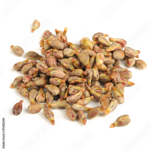 Grape Seeds Isolated on White Background