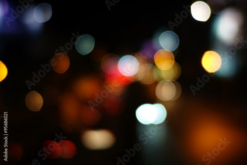 Abstract blur bokeh light background