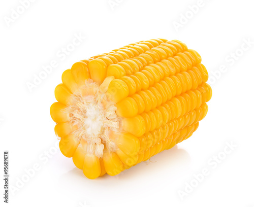 corn on white background