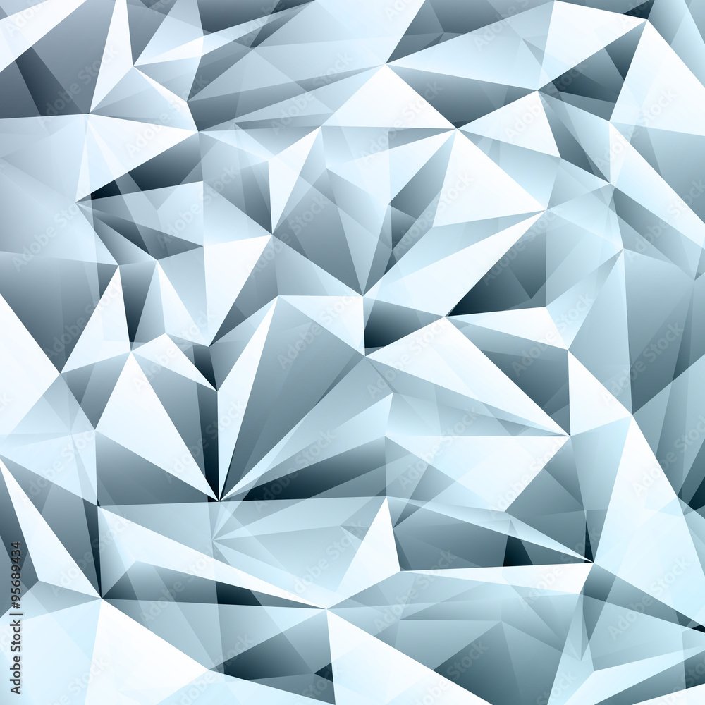 Fototapeta premium Blue abstract crystal texture