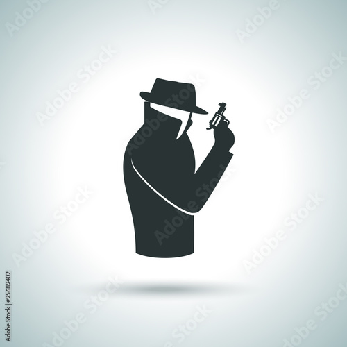 Secret agent icon