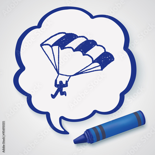 doodle parachute
