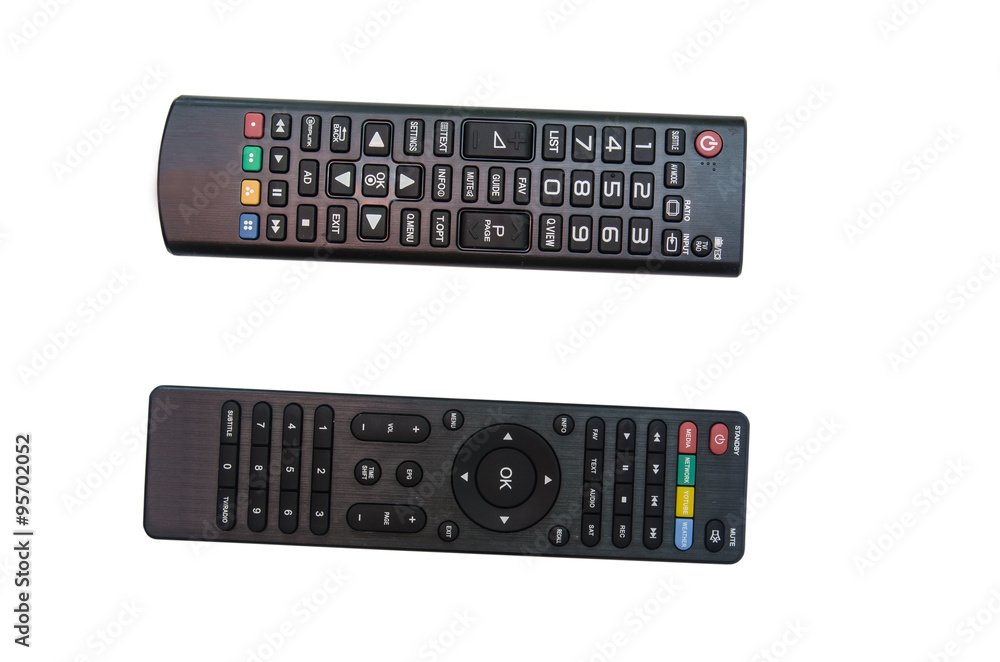 Tv remote control isolated Tv remote control isolated