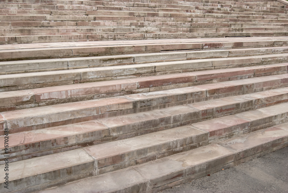 new stone staircase up for textured or background new stone staircase up for textured or background