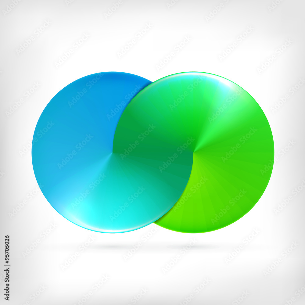Infinity shape round dimensional icon Infinity shape round dimensional icon