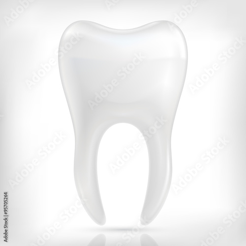 Healthy white tooth icon