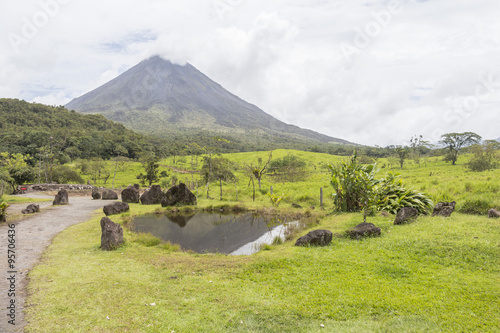 Arenal volcano view in Costa Rica