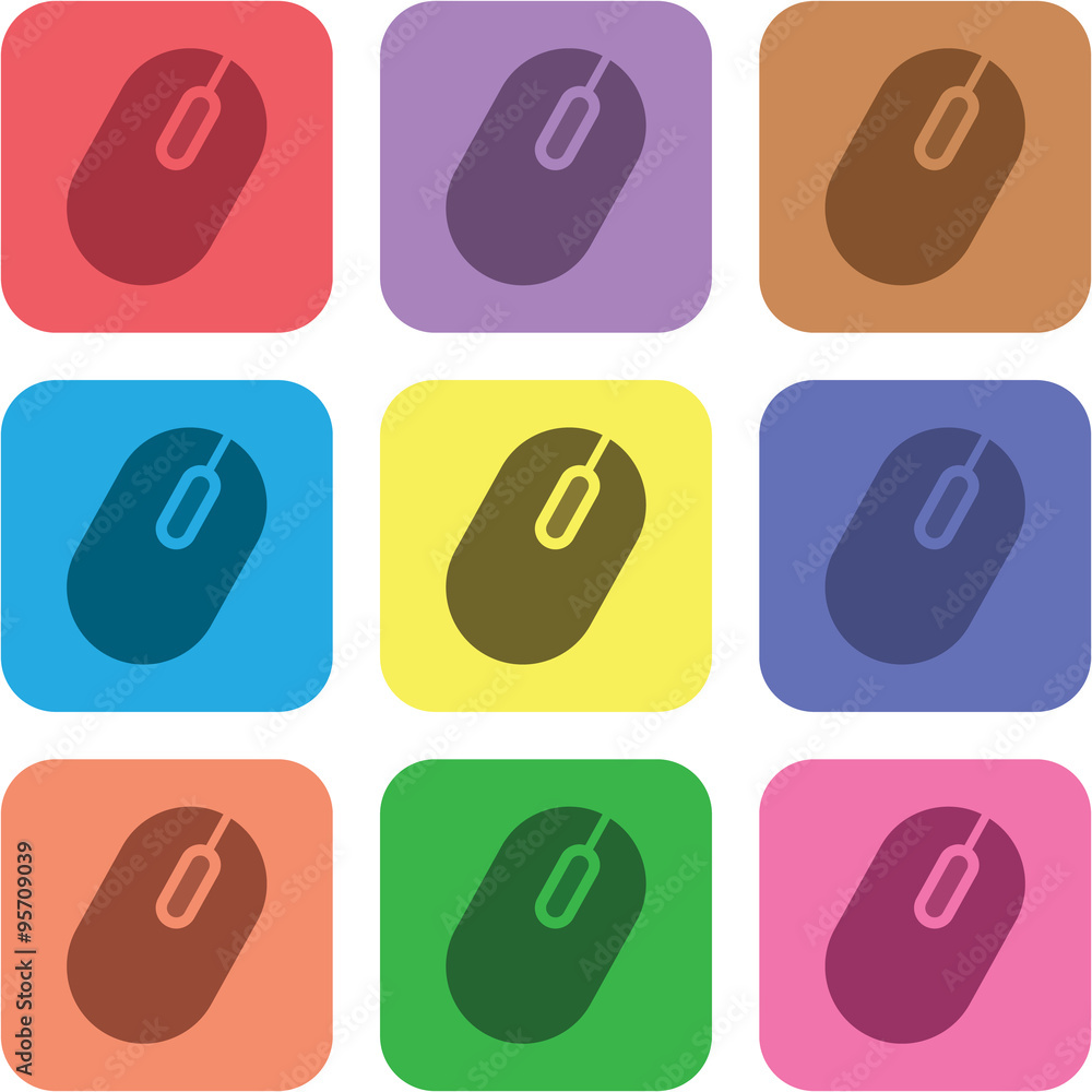 illustration of pc components icon illustration of pc components icon