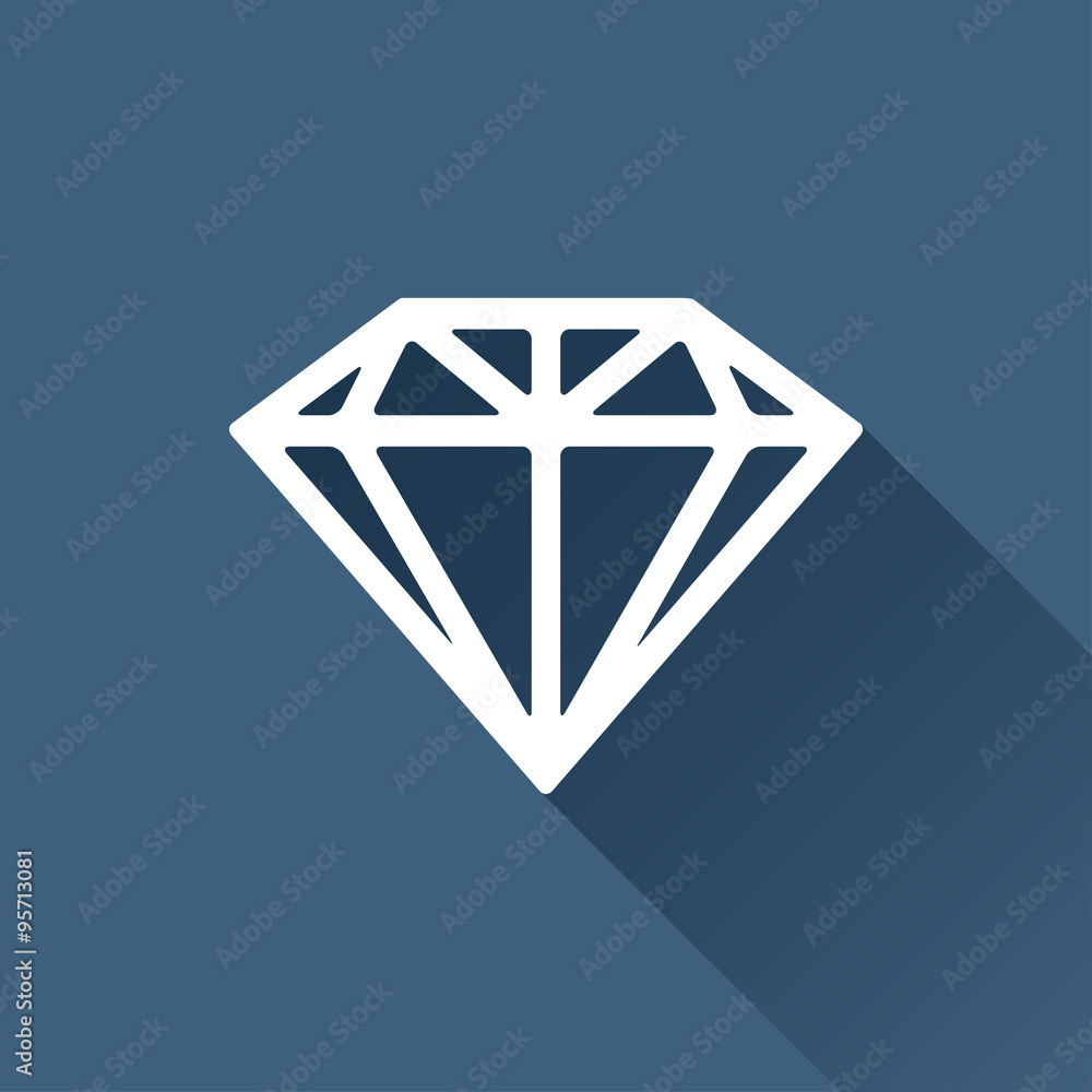 Vector diamond icon Vector diamond icon