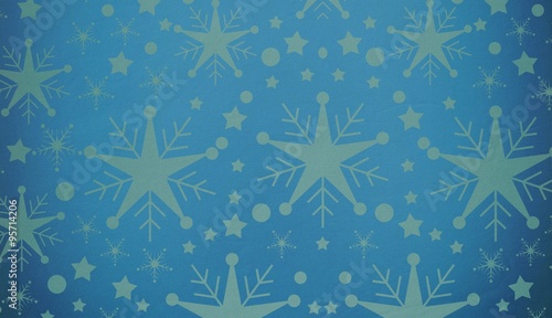 Snowflake wallpaper pattern