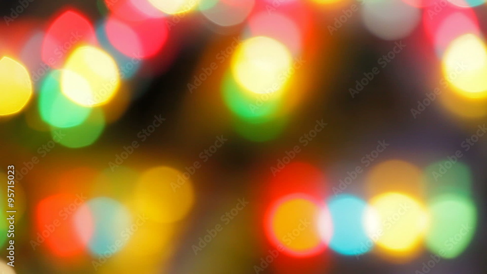 Glassy and colorful circular shapes, blurred lights, video background Glassy and colorful circular shapes, blurred lights, video background