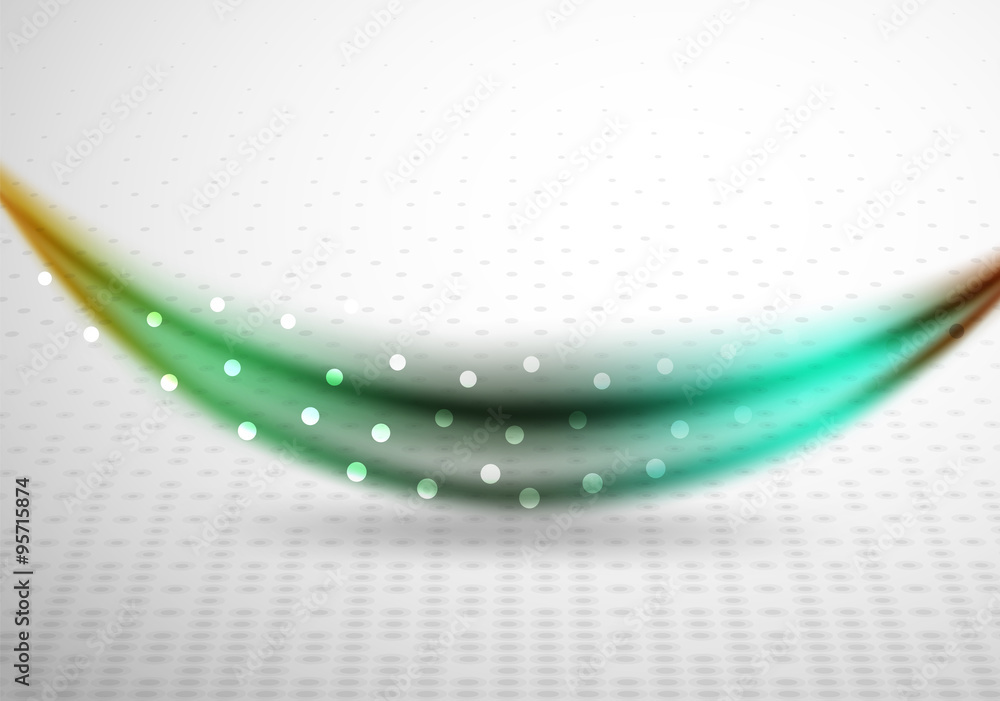 Obraz premium Colorful wave line, abstract background with light and shadow effects