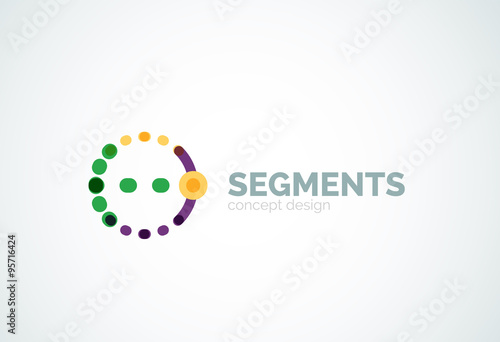 Free Download Vector outline minimal abstract geometric logo - GFXLoad