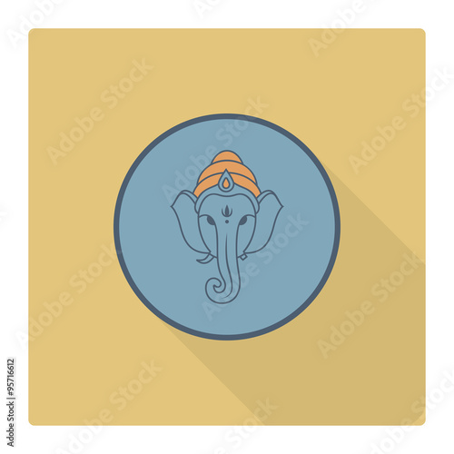 Diwali. Indian Festival Icon