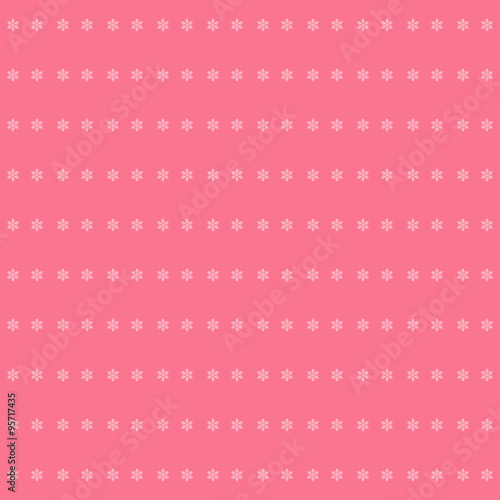 pink background with snowflakes