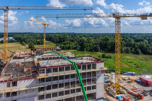 Großbaustelle Gewerbebau