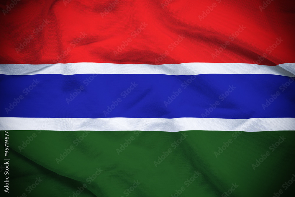 Obraz premium Gambia Flag