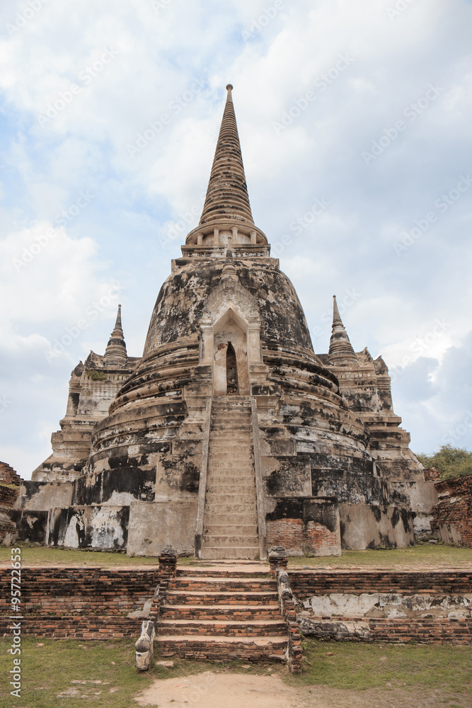 Pagoda old former capital of Thailand