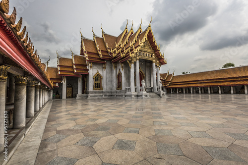 he Marble Temple, Wat Benchamabopit Dusitvanaram in Bangkok, Tha