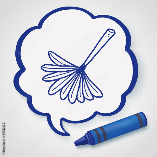 feather duster doodle