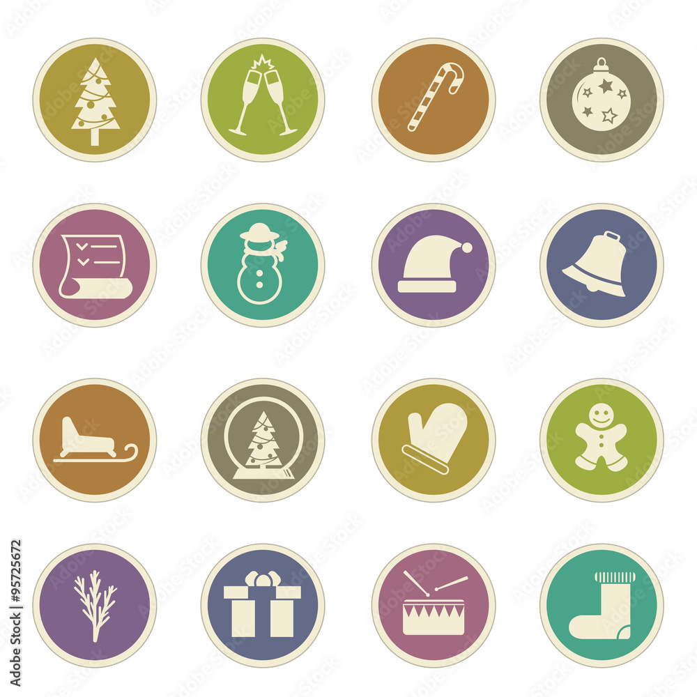 Christmas icons Christmas icons