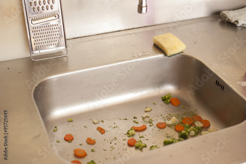 dirty sink