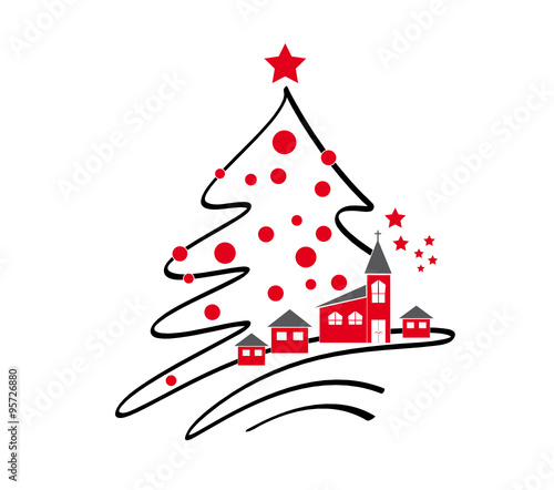 weihnachtsbaum - weihnachtsdorf