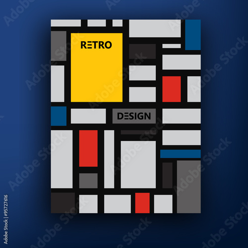 abstract geometric colorful vector pattern for continuous replicate.