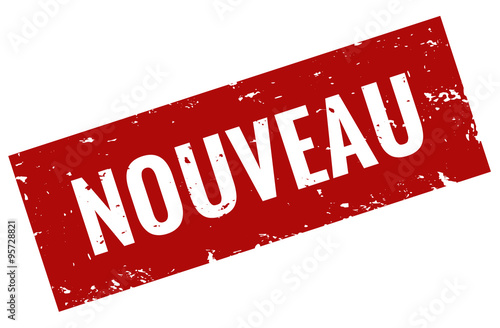 rubber stamp rouge Nouveau