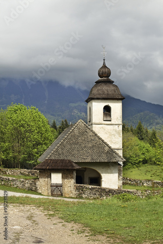 Church of St. Catherine in Zasip. Slovenia 