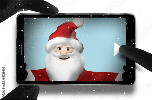 Santa Claus Browsing Selfie...