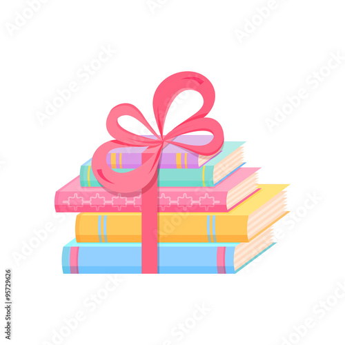 Stack of colorful books