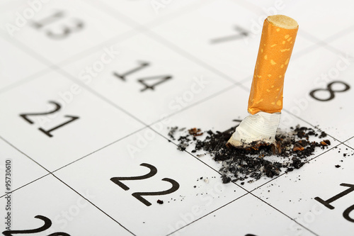 Bild auf Leinwand quit smoking