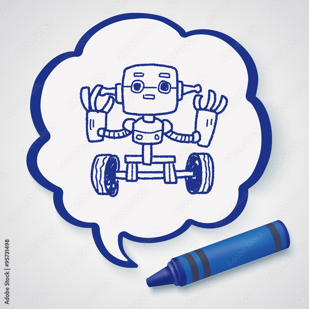 robot doodle robot doodle