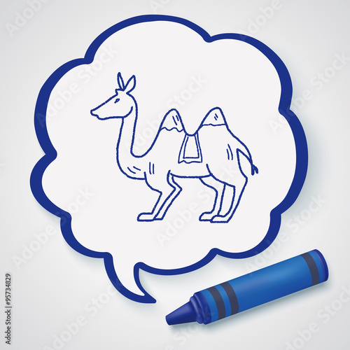 Camel doodle