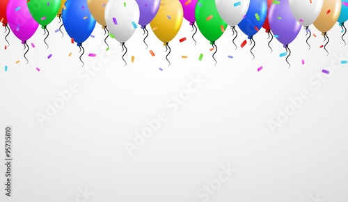 balloons on the top