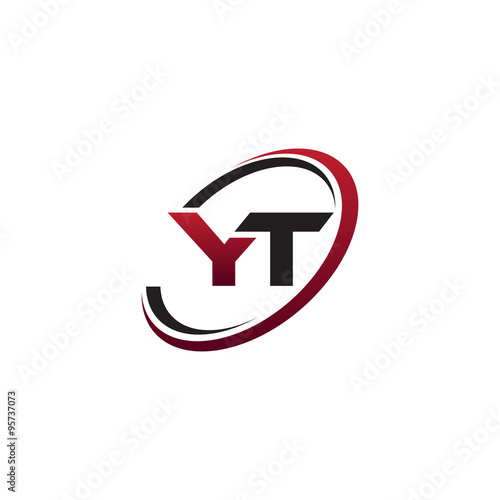 Modern Initial Logo Cirlce YT