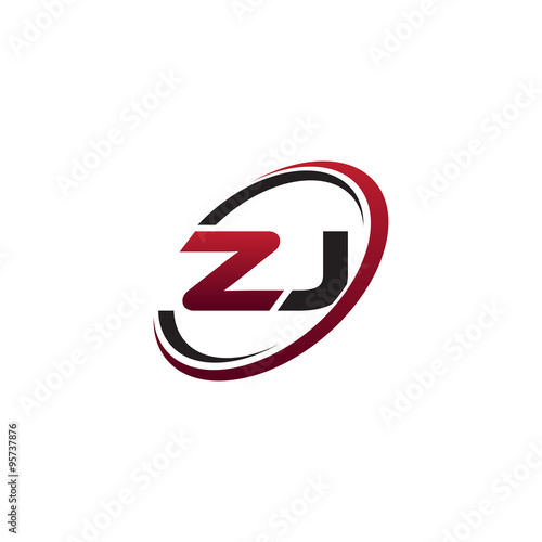 Free Download Modern Initial Logo Circle ZJ - GFXLoad