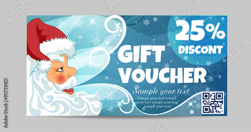 Gift voucher  Santa Claus
