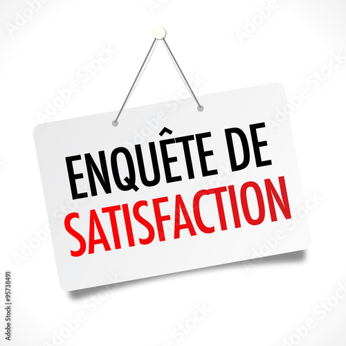 Enquête de satisfaction