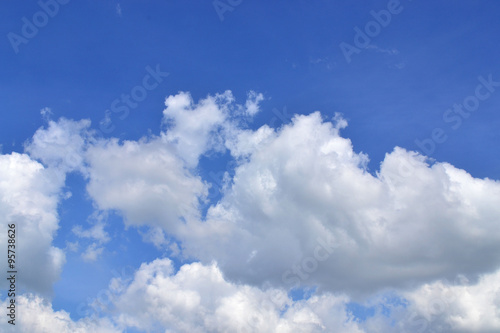 Blue sky with cloud background