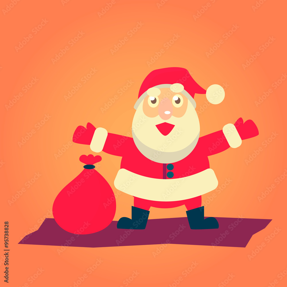 Vector Illustration of Santa Claus Vector Illustration of Santa Claus